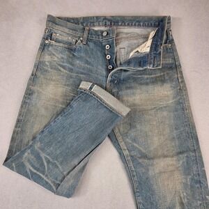 Ordinary Fits Jeans Mens 30x26 Selvedge Made In Japan Honeycomb Whiskers
